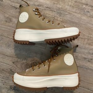 Leather High Top Run Star Hike Converse